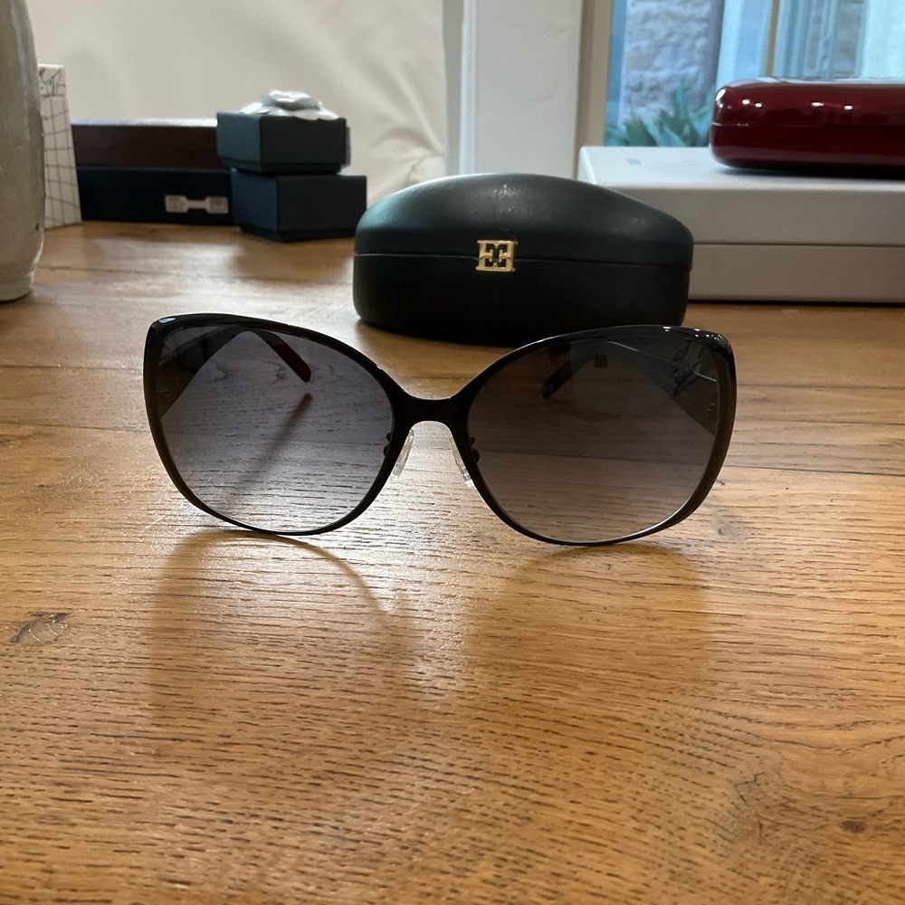 Escada Black Sunglasses with Sleek Design